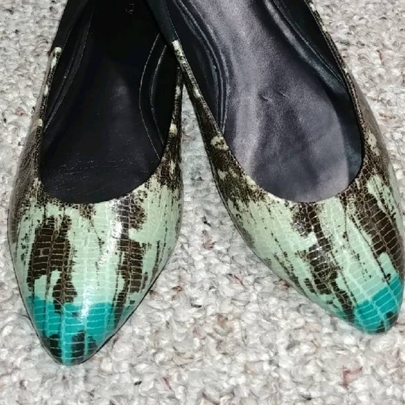 Theory Jade python leather flats - Picture 3 of 10